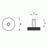 low profile adjustable feet [020] (020313069901)