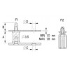 Screw fastened PCB Spacer [100-2] (100228600002)