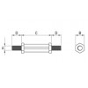 Hexagonal M/M Spacer [313] (313400159902)